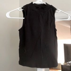 H&M Black Turtleneck Crop Women’s US Small